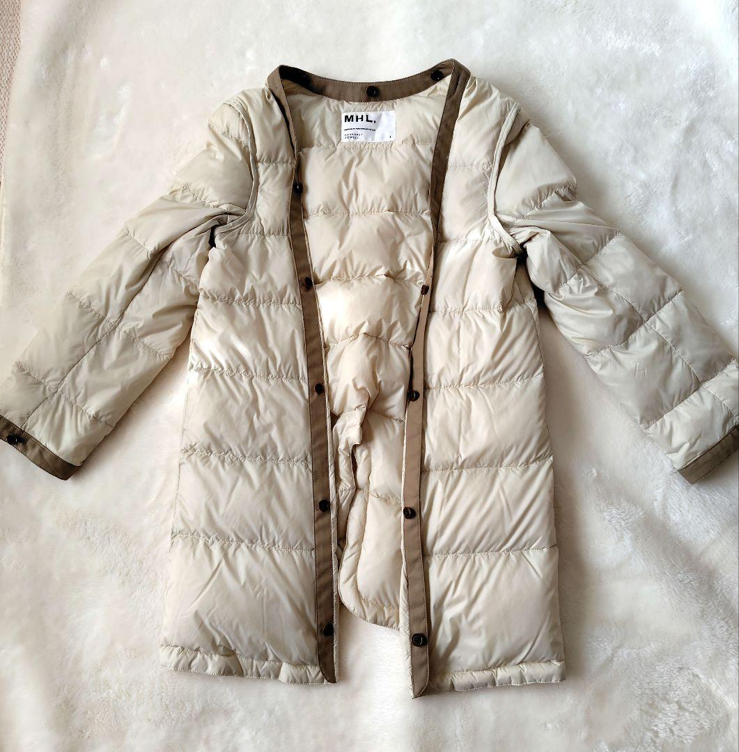 美品 マーガレットハウエル　2wayステンカラーコート　ダウンライナー付き S