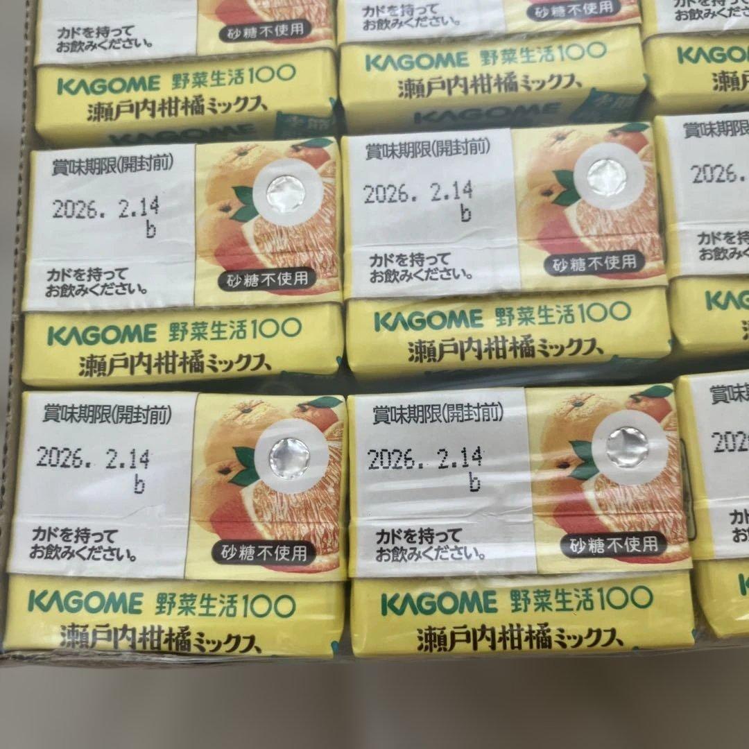 KAGOME 野菜生活100 果物ミックス 4種類　24本ずつ　計96本