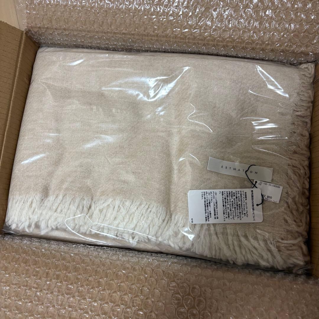 エストネーション フリンジ カシミヤ ストール 新品