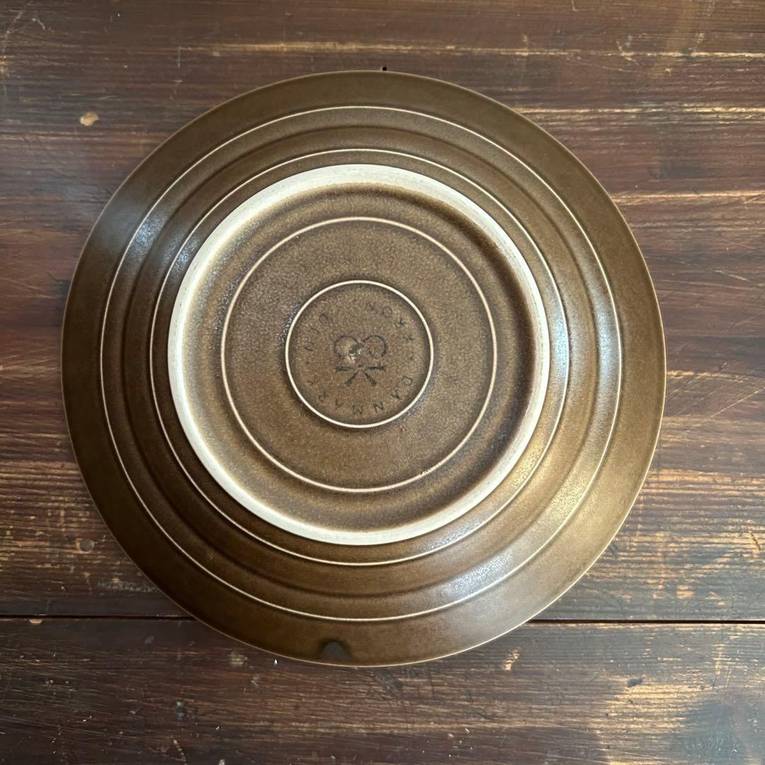 クイストゴー　アズールブラウン スーププレート