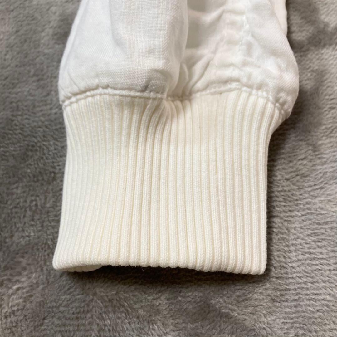 ドルチェ&ガッパーナ リネン100% ブルゾン ジャケット ホワイト 48(L)