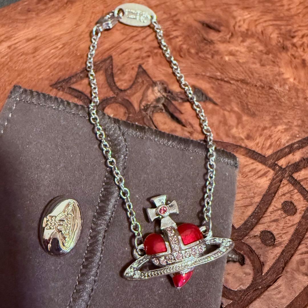 お箱類込正規品Vivienne Westwood ディアマンテハートブレスレット