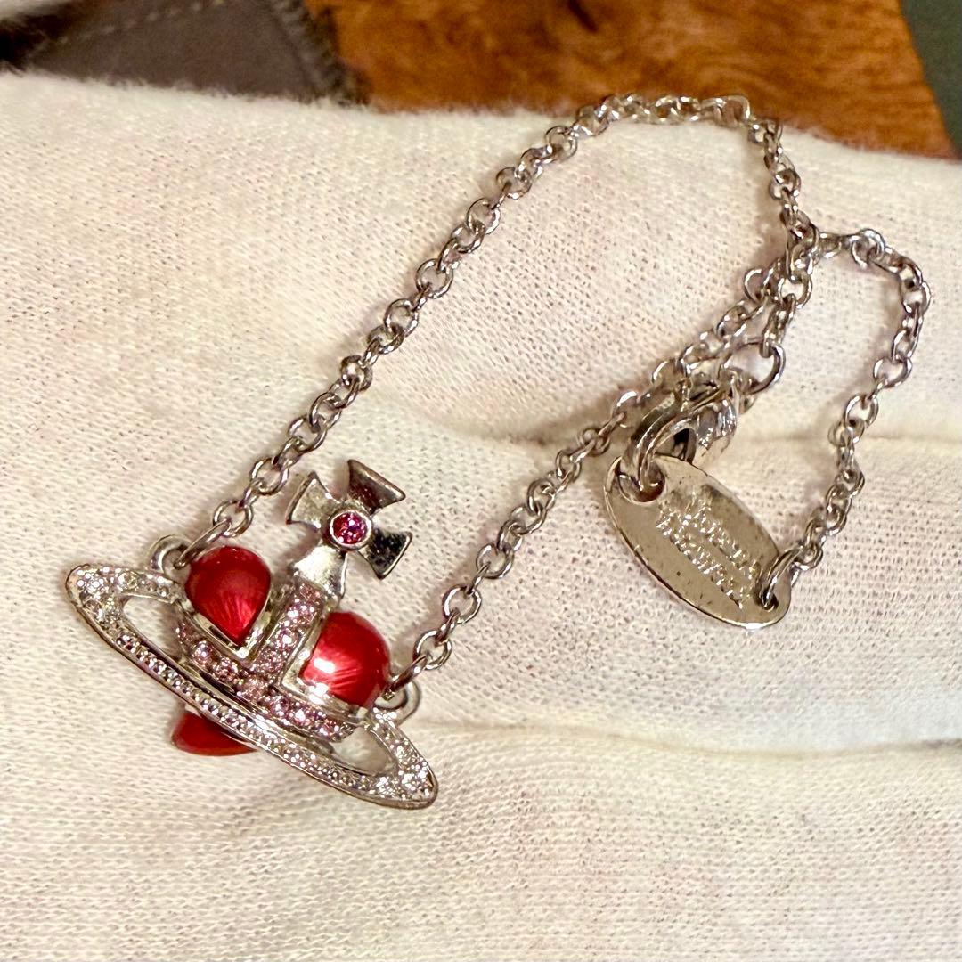 お箱類込正規品Vivienne Westwood ディアマンテハートブレスレット