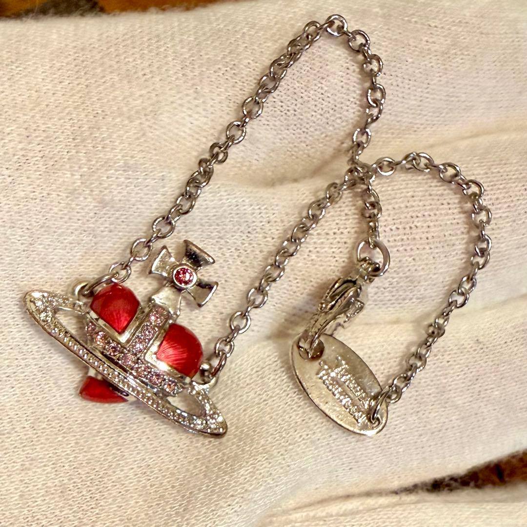 お箱類込正規品Vivienne Westwood ディアマンテハートブレスレット