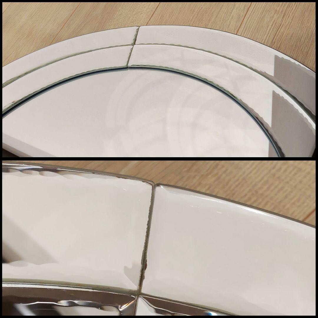 ローラアシュレイ ラウンドミラー 壁掛け鏡 セリアーナ ミラーガラス 60cm