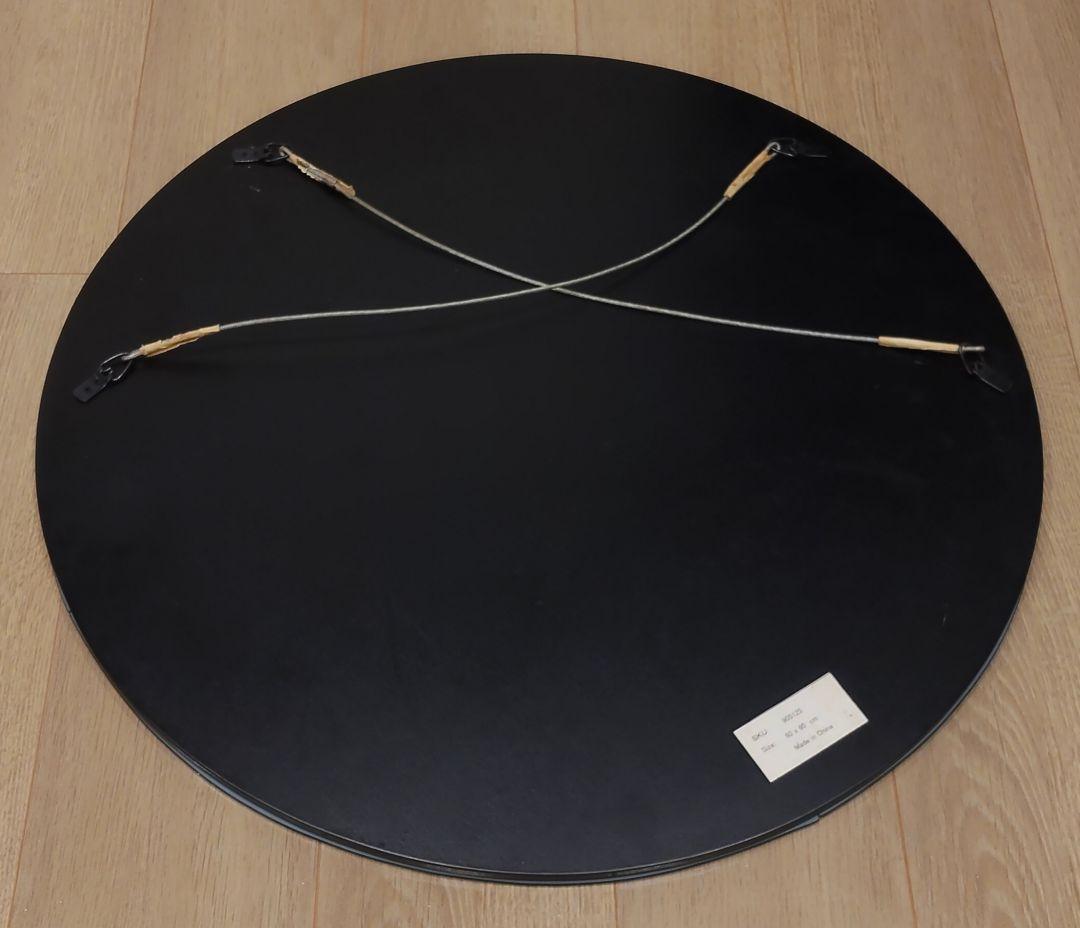 ローラアシュレイ ラウンドミラー 壁掛け鏡 セリアーナ ミラーガラス 60cm