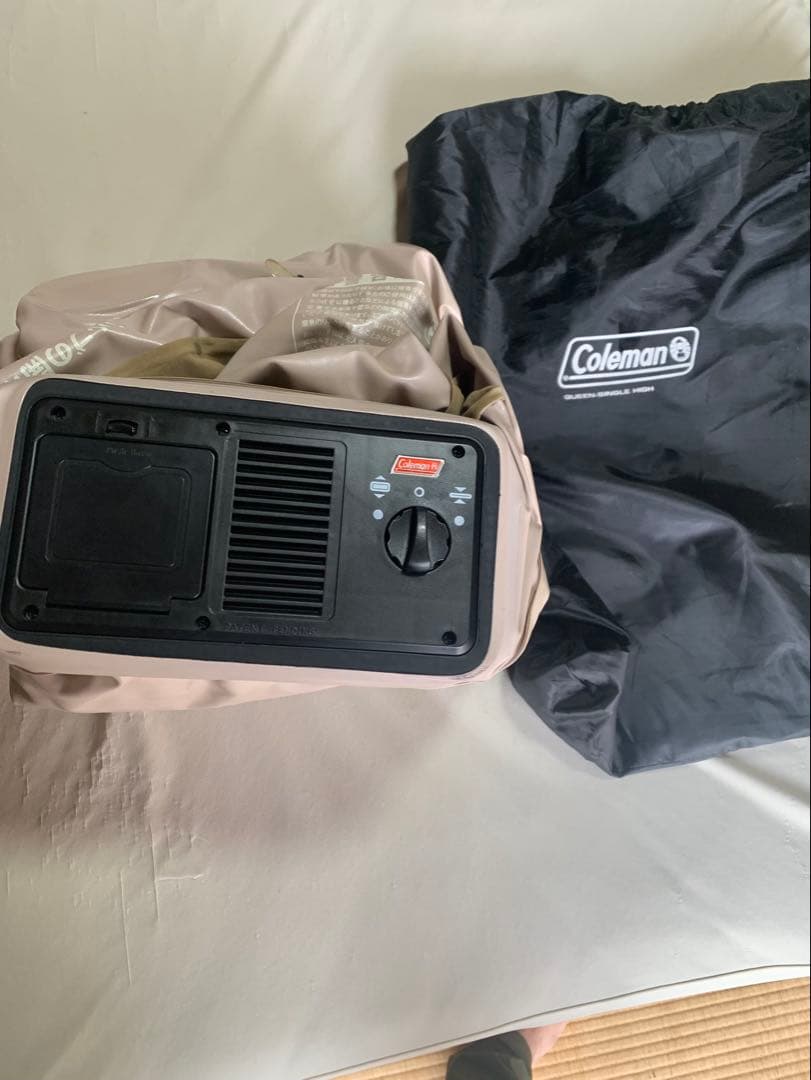 Coleman エアーベッド ワイドダブル 電動ポンプ内蔵