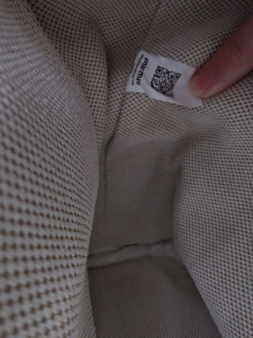 x*様 miu miu風　リュック/バッグパック　ブラウン