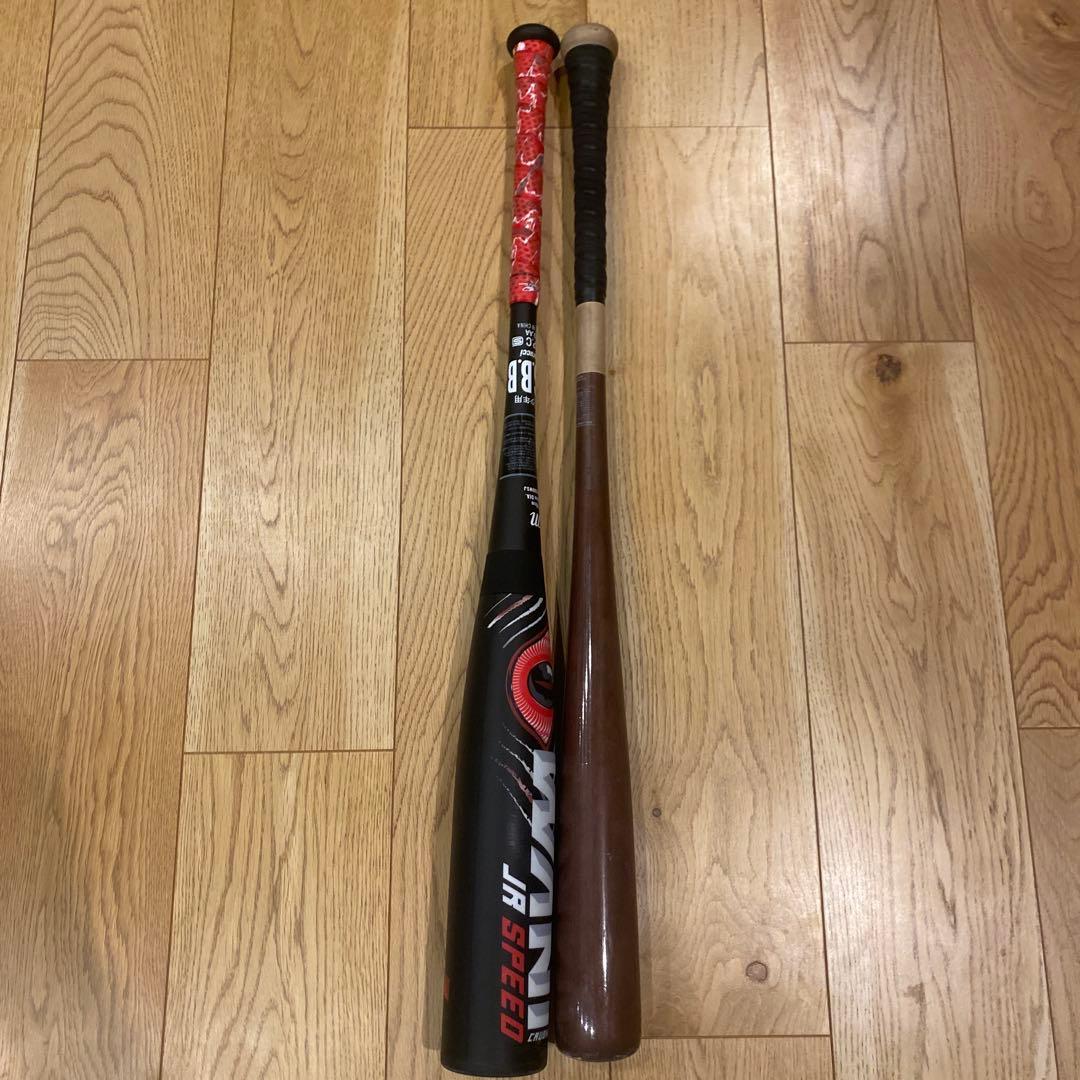 マルーチワニクラッシャー赤78センチ ミズノの木製ジュニア用78センチ