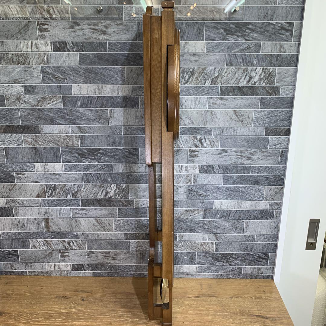 ビンテージ時計　柱時計　SEIKO　木製　大型振り子時計　時報付　PJ501B