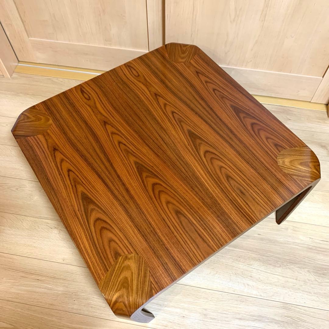 天童木工　TENDO 曲木　乾三郎　座卓　ローテーブル　天板75cm×75cm