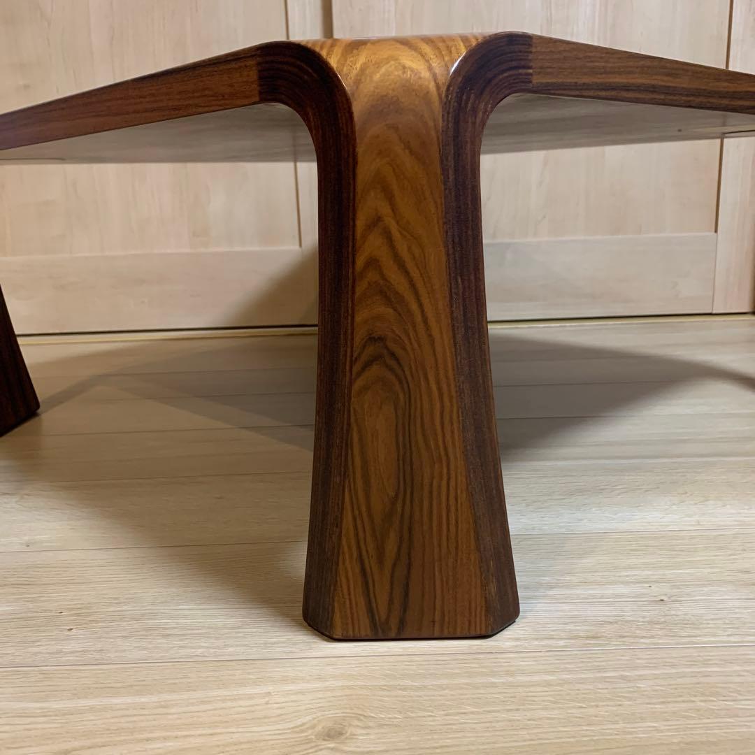 天童木工　TENDO 曲木　乾三郎　座卓　ローテーブル　天板75cm×75cm