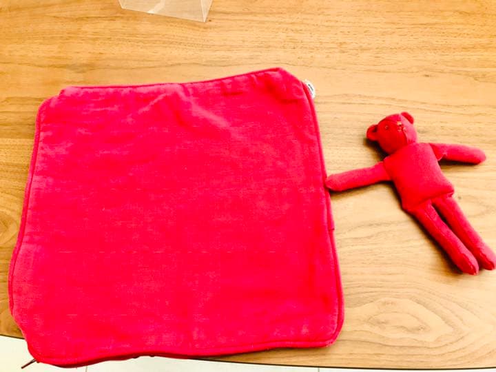 激レア　コラボ！コンランショップクッション　同素材　トラセリア　テディベアSet