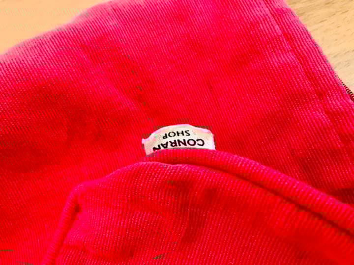 激レア　コラボ！コンランショップクッション　同素材　トラセリア　テディベアSet