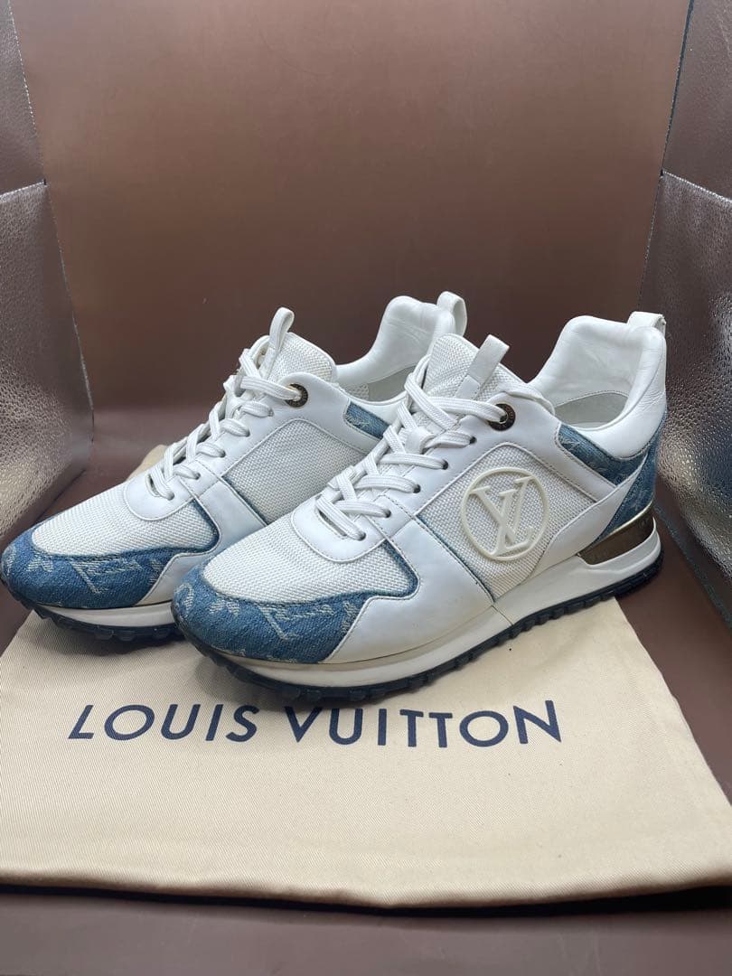 のんちゃん箱袋付きルイヴィトン　ランアウェイ　モノグラムデニム