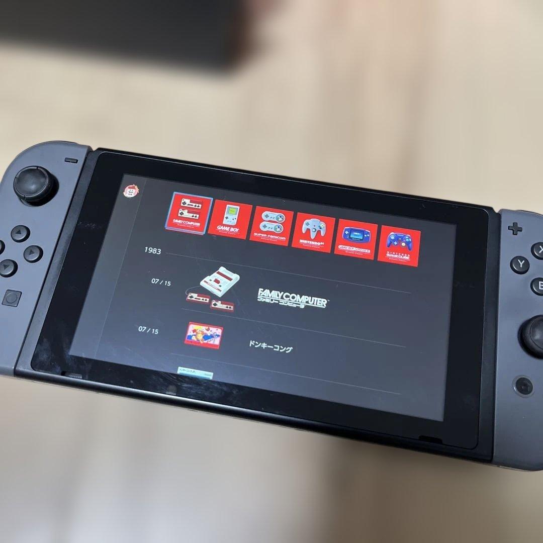 【即日発送】Nintendo Switch 本体 グレー SDカード付き