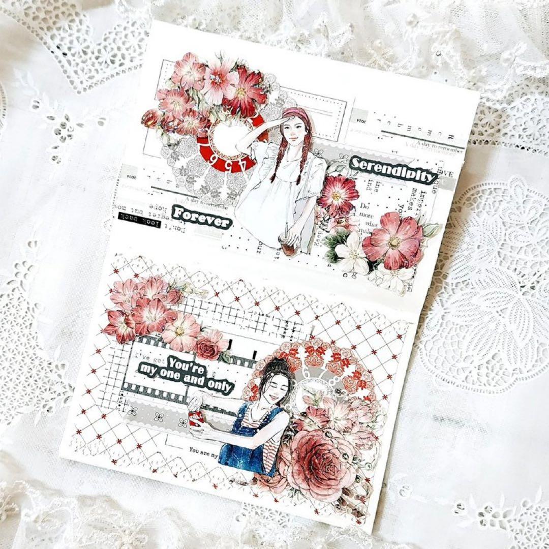 コラージュ素材　紙もの　素材紙　【2020】