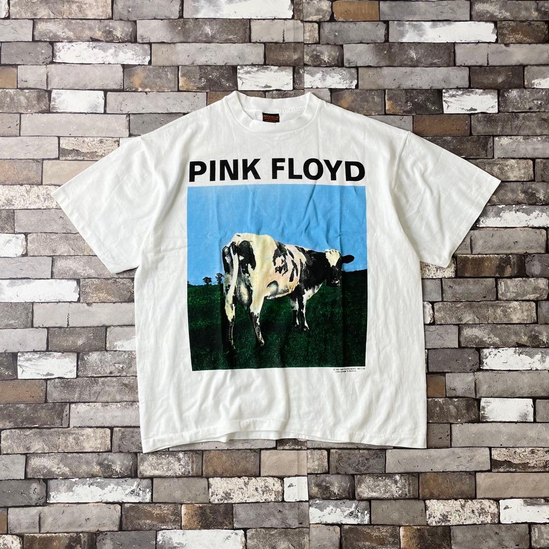PINK FLOYD ピンク・フロイド 牛 S/S バンドTEE 白 XL