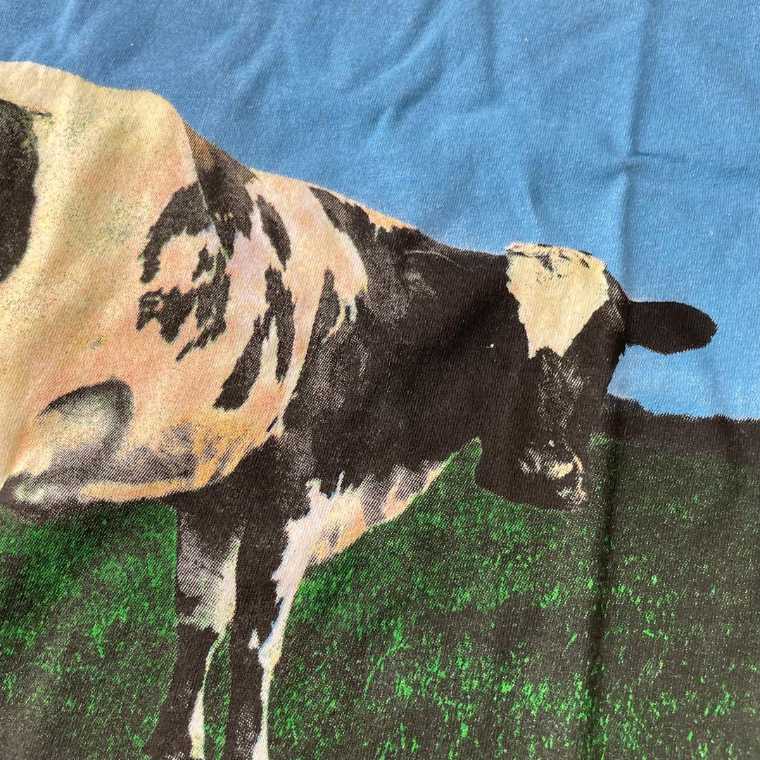 PINK FLOYD ピンク・フロイド 牛 S/S バンドTEE 白 XL