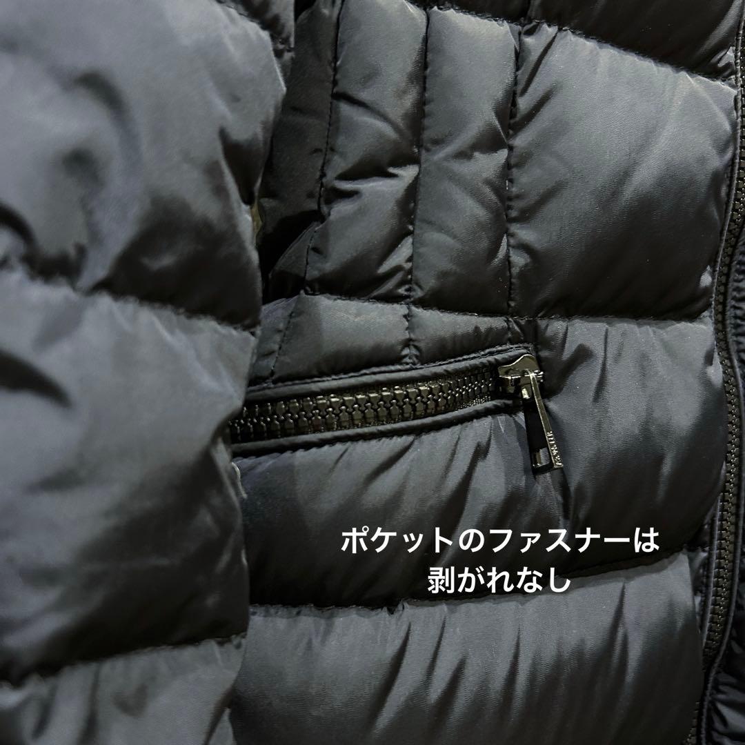 【美品】モンクレール　シャーパル　charpal ネイビー　ダウンコート　ロング