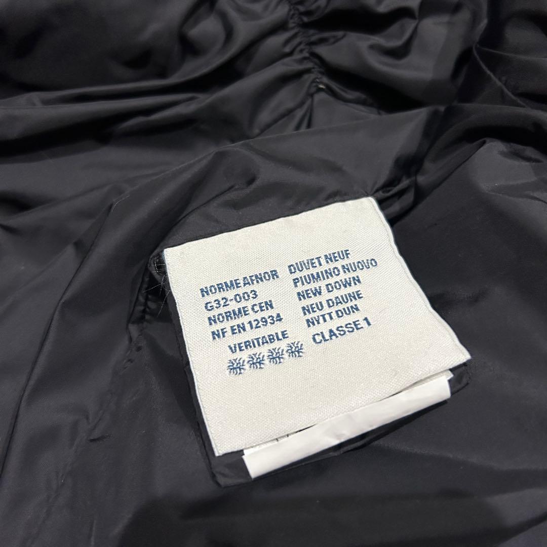 【美品】モンクレール　シャーパル　charpal ネイビー　ダウンコート　ロング