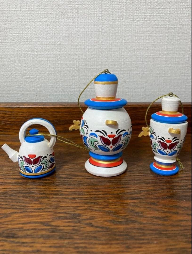 ロシア雑貨☆白樺べレスタ『スカーレット・ポピー』ラウンド収納boxマトリョーシカ