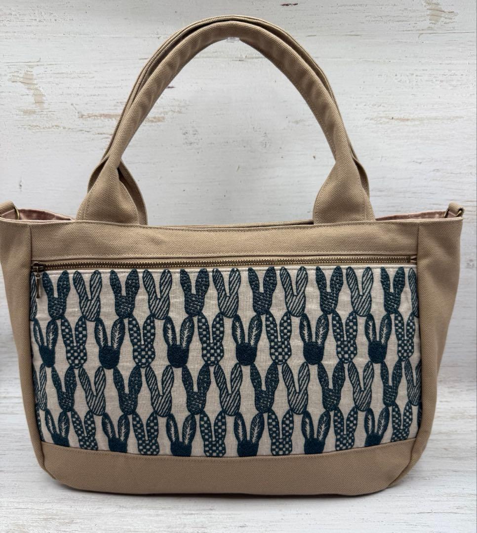 ミナペルホネン ハンドメイドバッグ うふふ♡トート