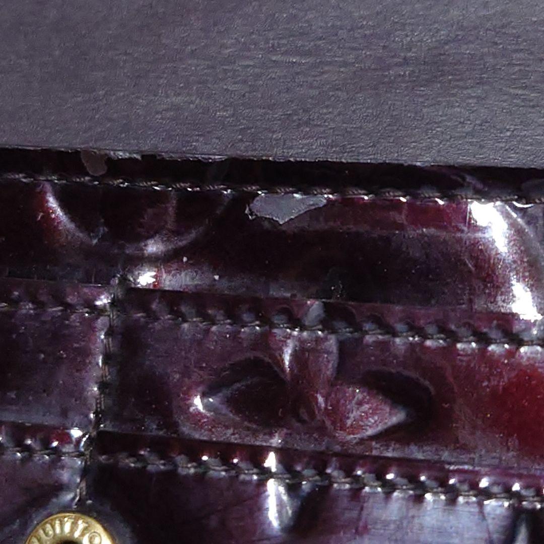 【極美品】ルイヴィトン☆モノグラム／ヴェルニ☆ポルトフォイユ・サラ☆アマラント