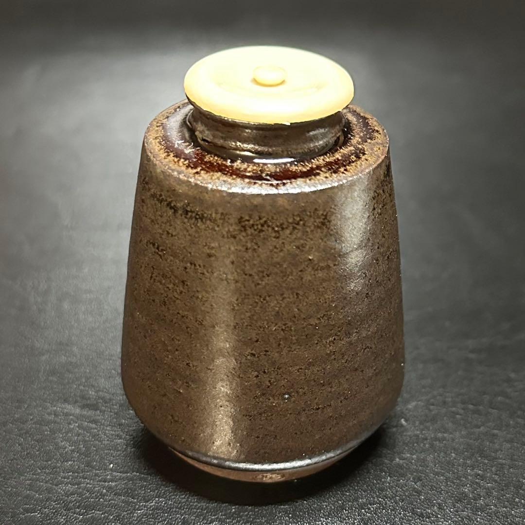 c*o様 ★茶道具！廣澤写 金華山 茶入！剣先純子『笹田 仁史』作！共箱/仕覆/