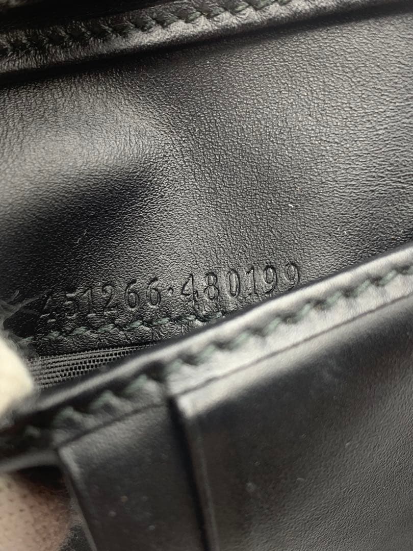 【美品】GUCCI 二つ折り財布　キングスネーク　ベージュ系　GGスプリーム