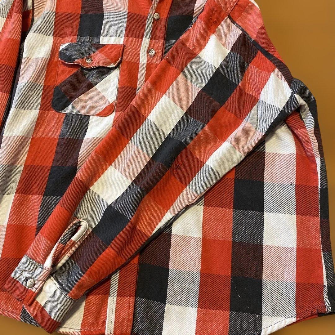 80s FIVE BROTHER ネルシャツ USA製