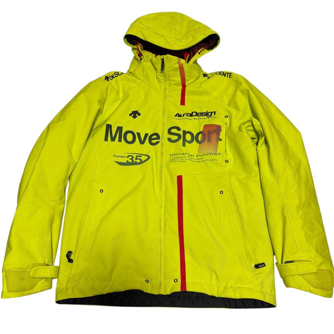DESCENTE デサント スキーウェア スノボウェア イエロー 黄色　フード