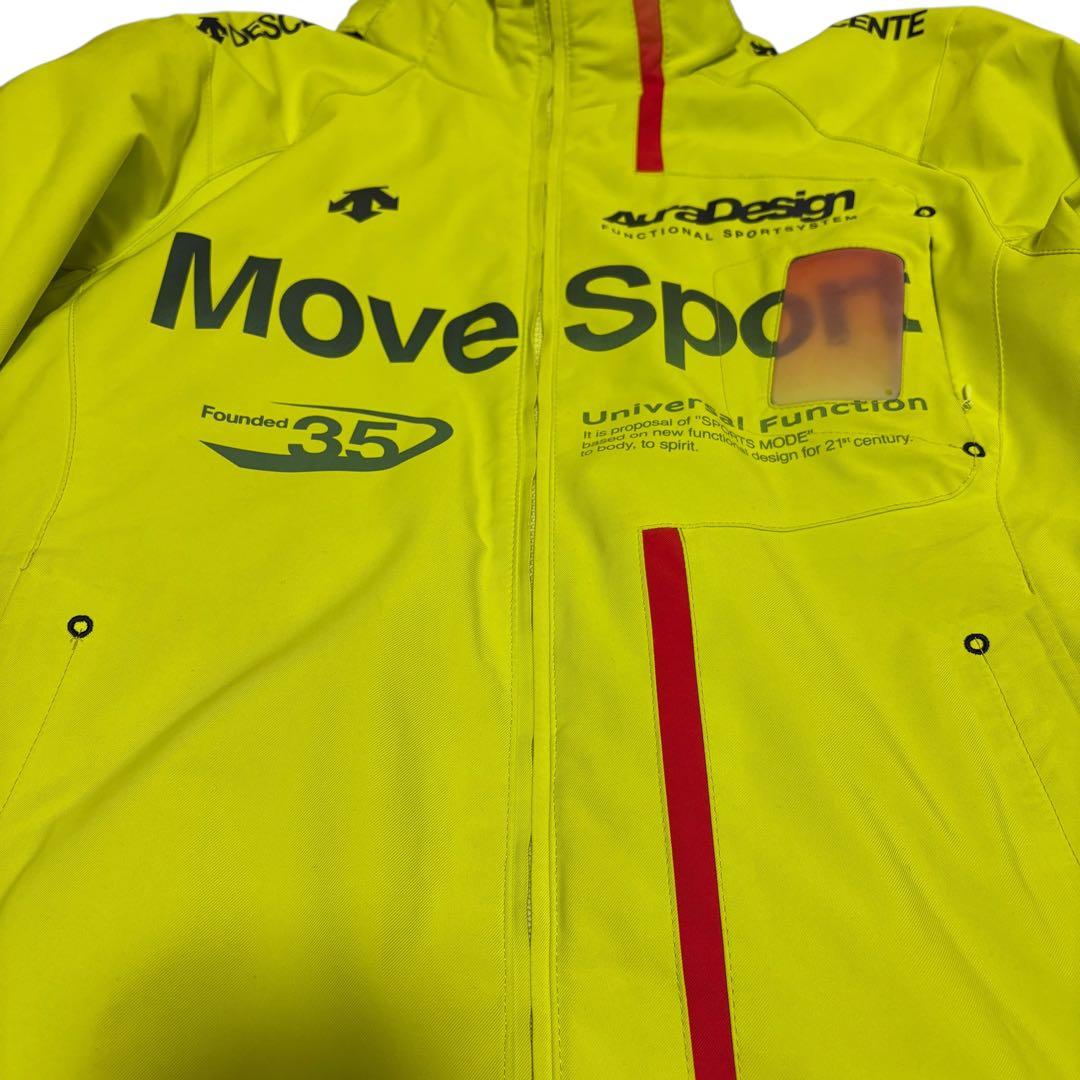DESCENTE デサント スキーウェア スノボウェア イエロー 黄色　フード