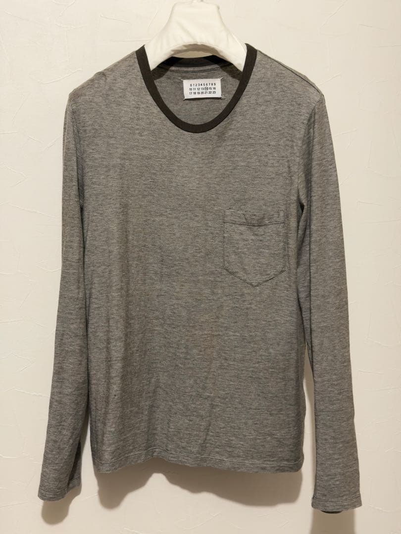 マルタンマルジェラ ポケット付き 長袖カットソー サイズ46 ロンT