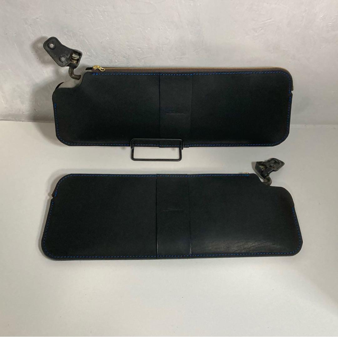 リュウ◇ja11ja22ジムニー2点セット◇ブラック、ステッチ青