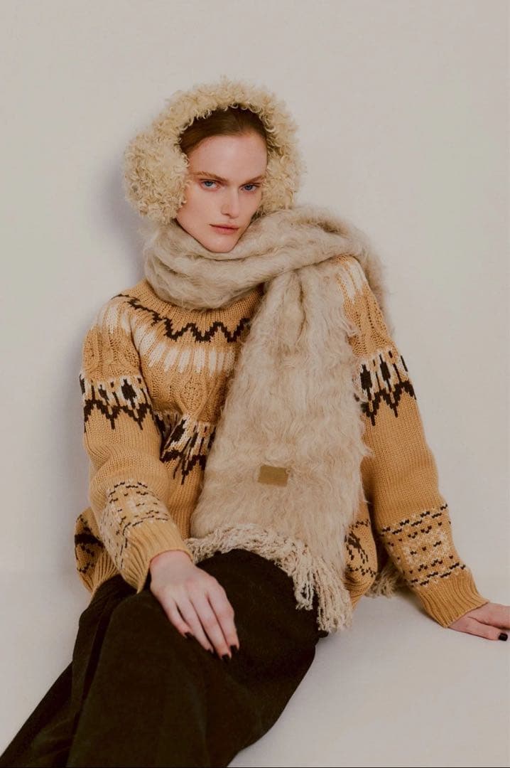 THE TOÉ PIGALLE SHAGGY MUFFLER シャギーマフラー