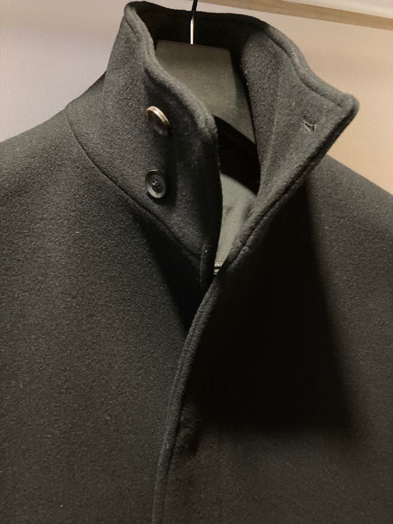 ジュンハシモト メルトンスタンドカラーコート