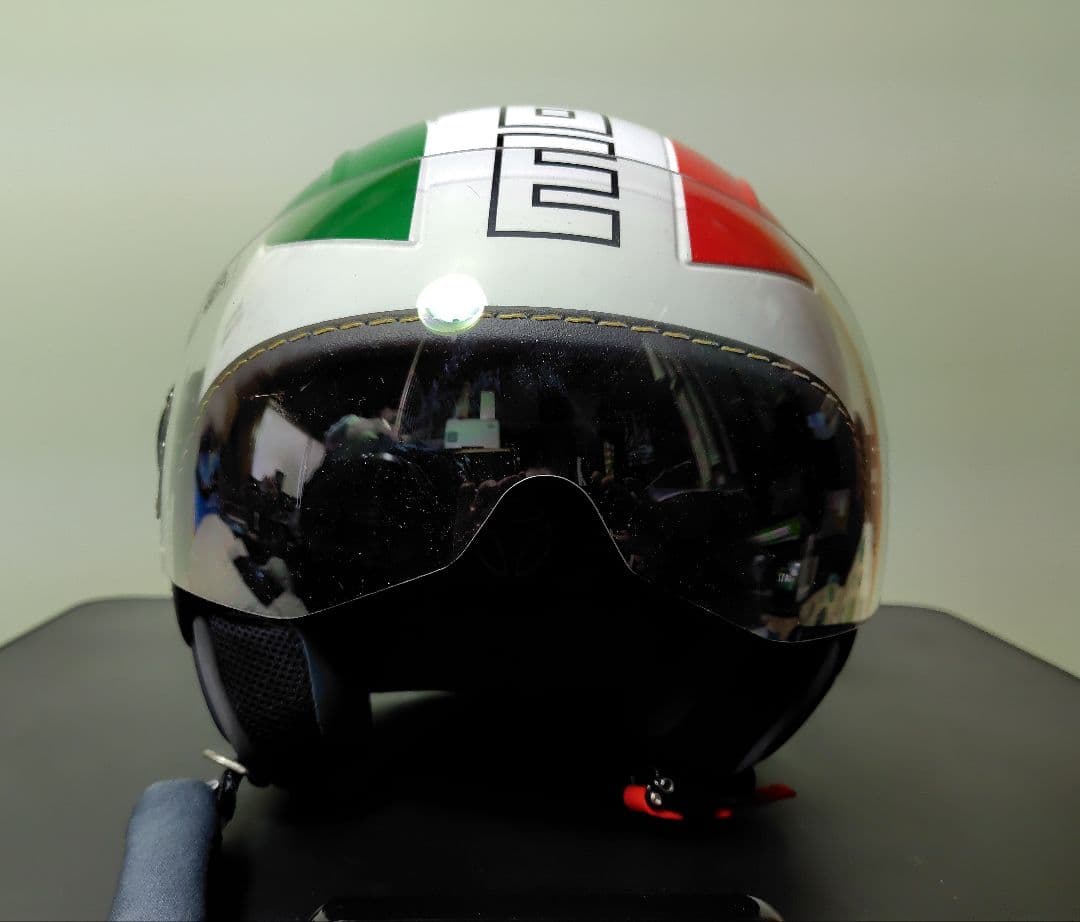 momo トリコロール Lサイズ ヘルメット｜美品 ほぼ新品 即発送可