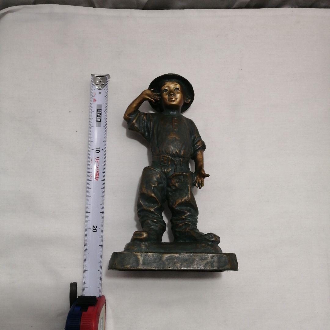 北村西望　将軍の孫　ブロンズ像　共箱一式