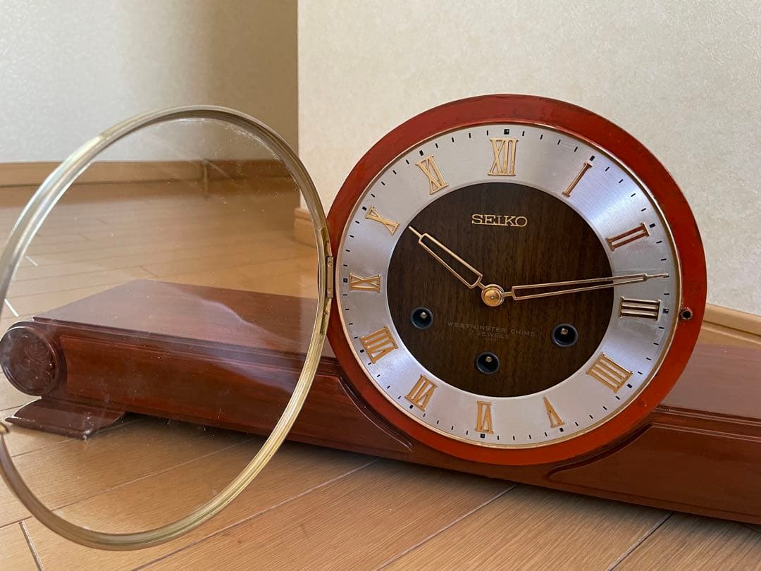 SEIKO ウエストミンスター　ぜんまい時計 昭和レトロ　稼働品　希少時計　美品