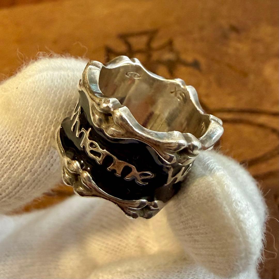 ケース込☆激レアVivienneWestwood ボーンリング/ブラックXS