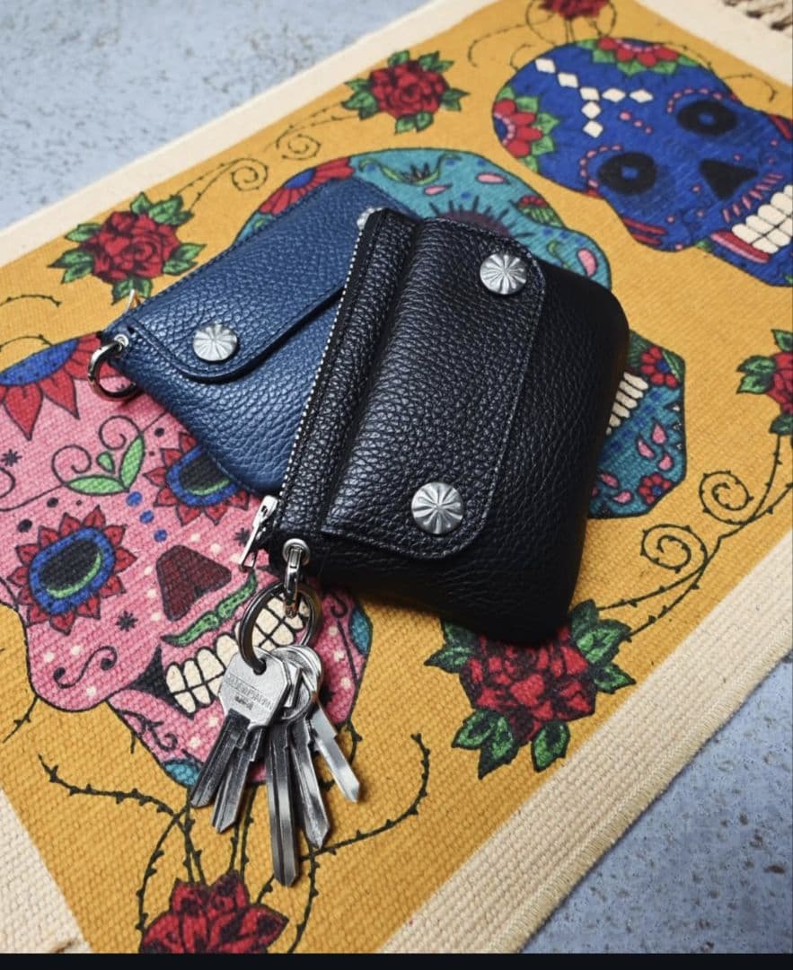 小物 Zipper Compact Wallet