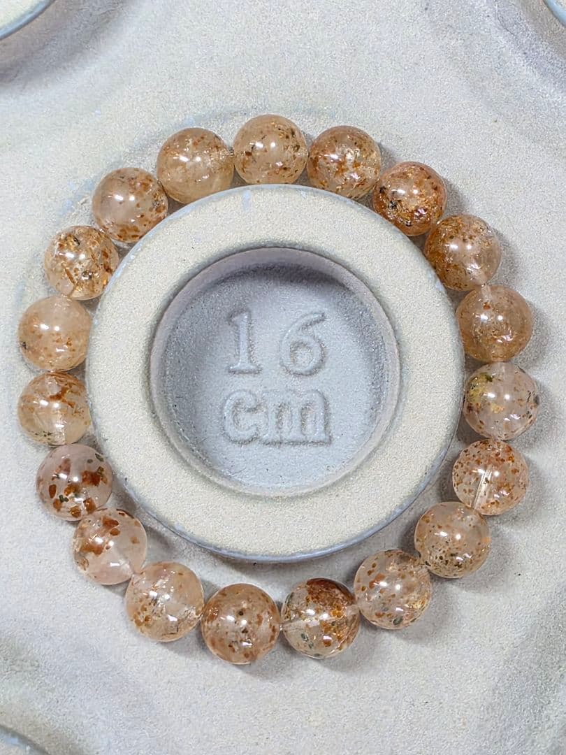 希少　10ミリ　ガーネット&トルマリンインクォーツブレスレット