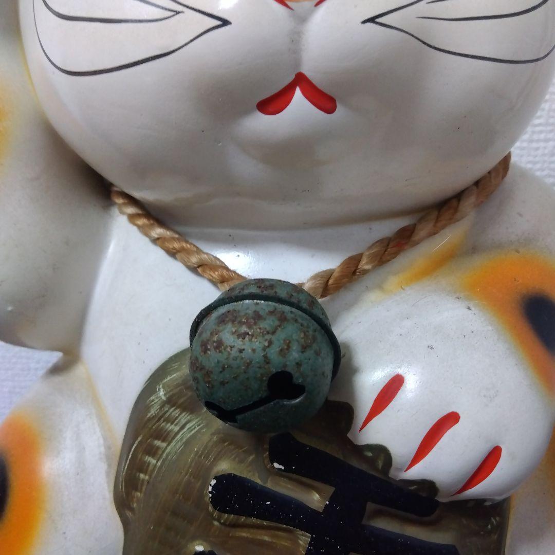 招き猫　猫　置物　ヴィンテージ　商売繁盛　27センチ