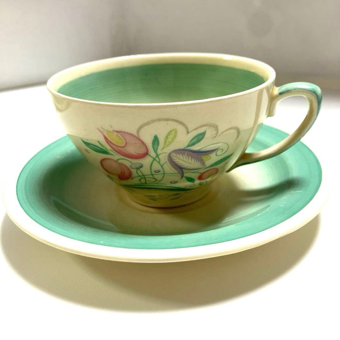 スージークーパー ドレスデンスプレイ カップ　ソーサー　プレート セット