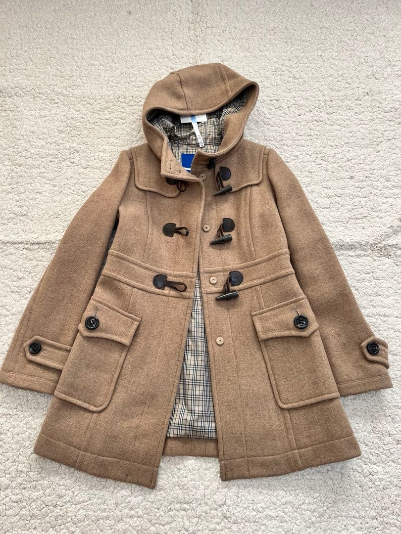 BURBERRY BLUE LABEL バーバリー ダッフルコート 38