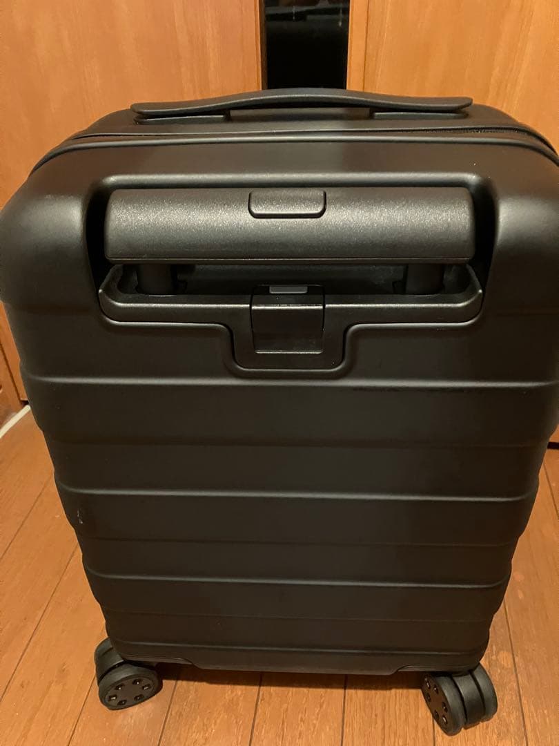 MUJI バーを自由に調節できる　 ハードキャリーケース（２０Ｌ）ブラック