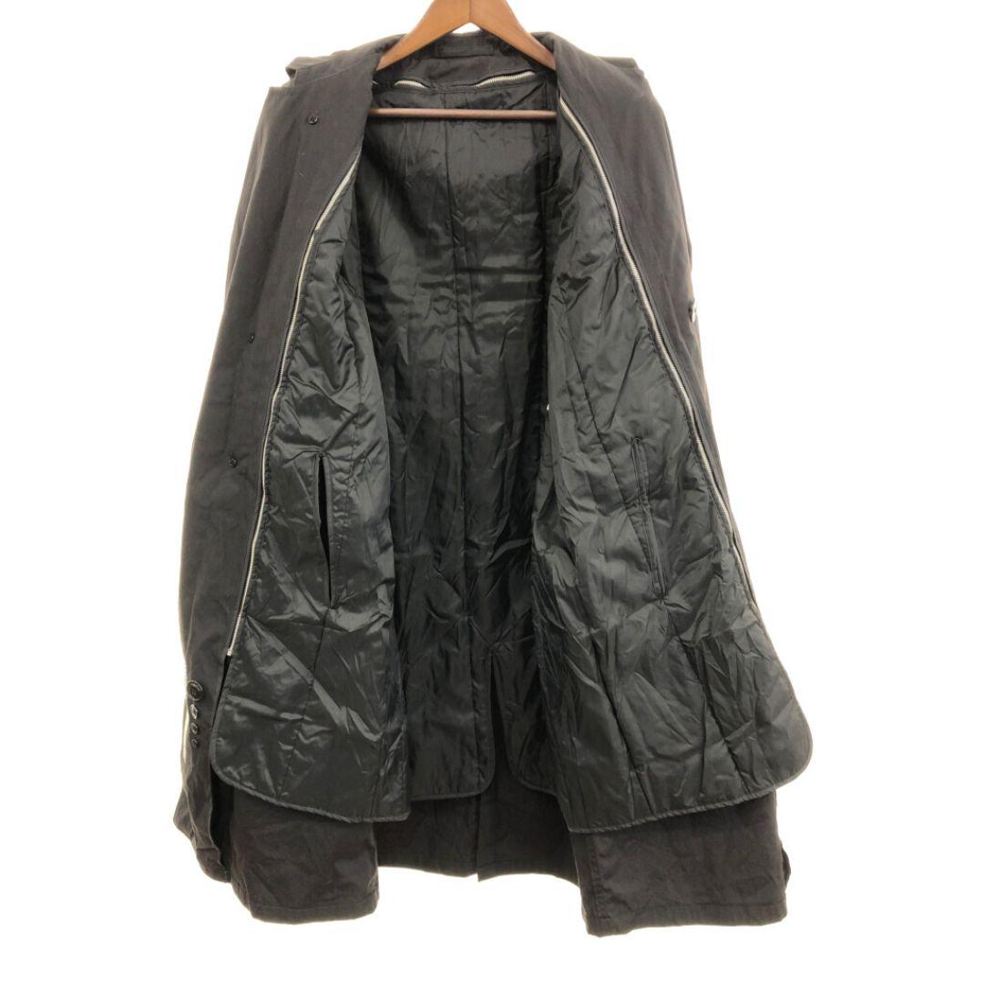 デッドストック 40R 米軍 実物 USN ブラックトレンチコート P8724