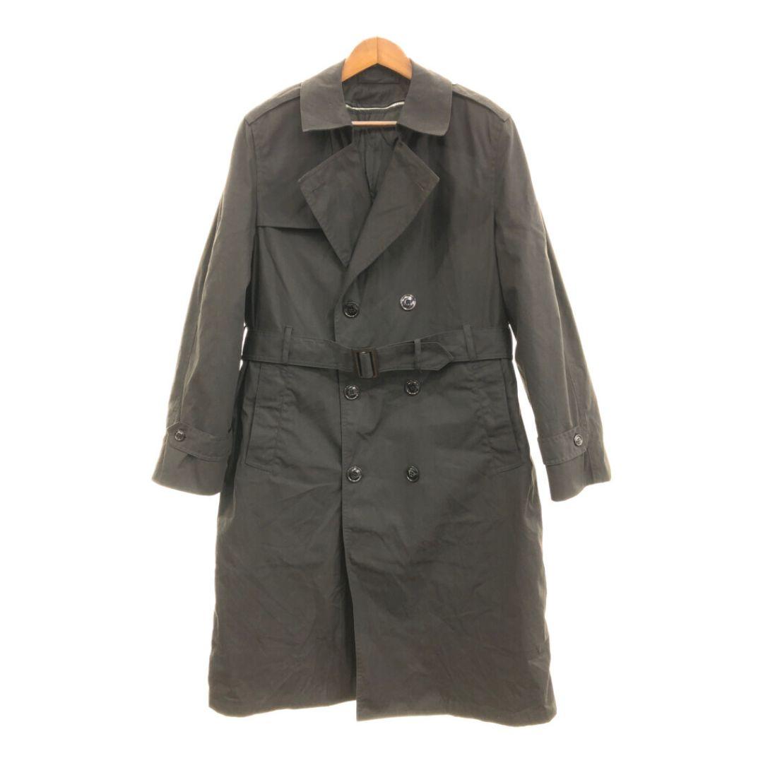 デッドストック 40R 米軍 実物 USN ブラックトレンチコート P8724