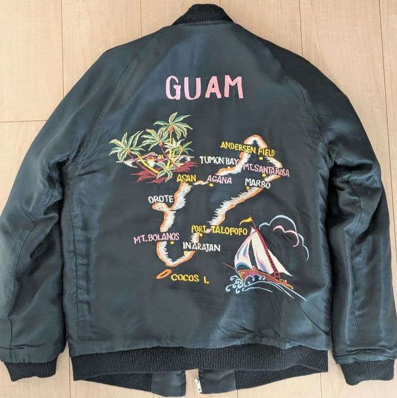 【まっちゃん】ナノ・ユニバース　スカジャン　L 東洋エンタープライズ